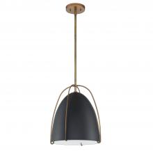 Kendal PF120-BLK/BRS - 1 LIGHT PENDANT